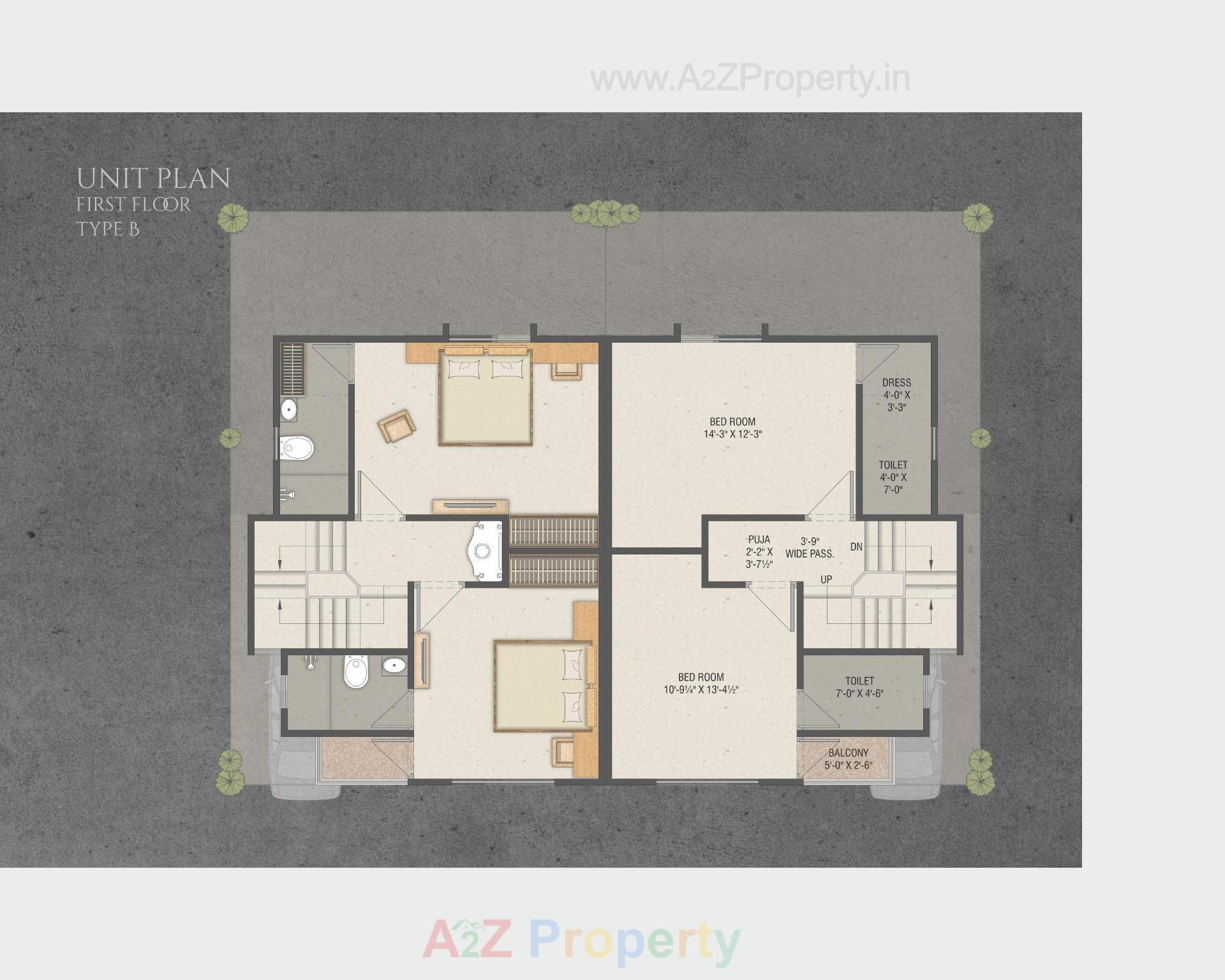Layout of real estate project Nidhi Bungalows located at Kapurai, Vadodara, Gujarat