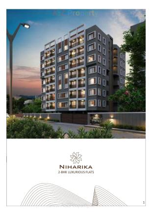 Elevation of real estate project Niharika Park Apartment Co  Op  Housing Soc  Ltd located at Saiyad-vasna, Vadodara, Gujarat