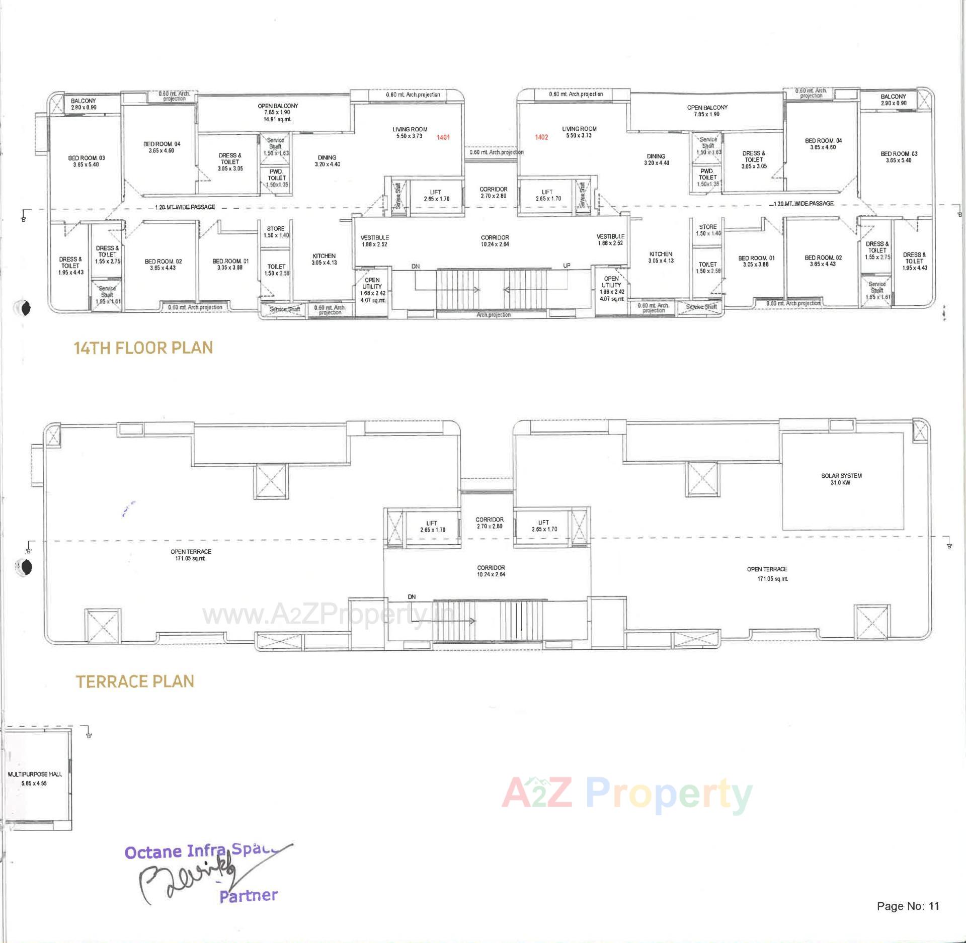 Layout of real estate project Nilamber Bellissimo located at Bhayli, Vadodara, Gujarat