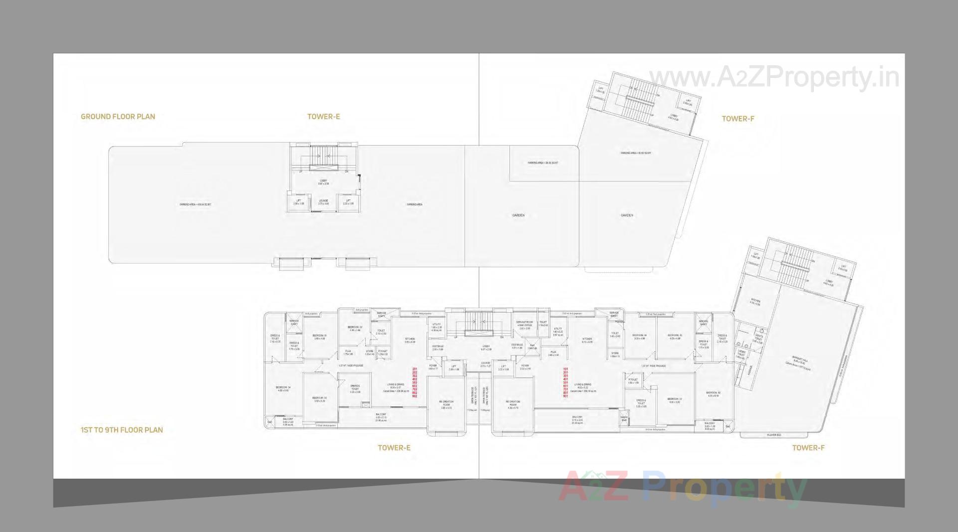 Layout of real estate project Nilamber Bellissimo located at Bhayli, Vadodara, Gujarat