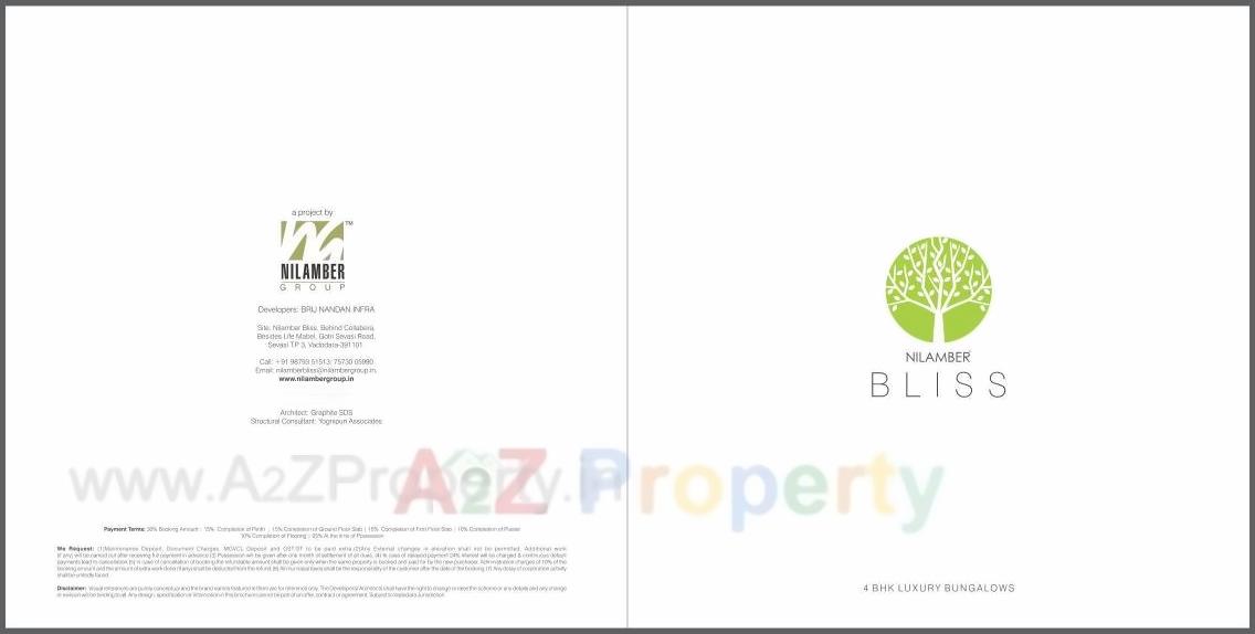  of real estate project Nilamber Bliss located at Sevasi, Vadodara, Gujarat