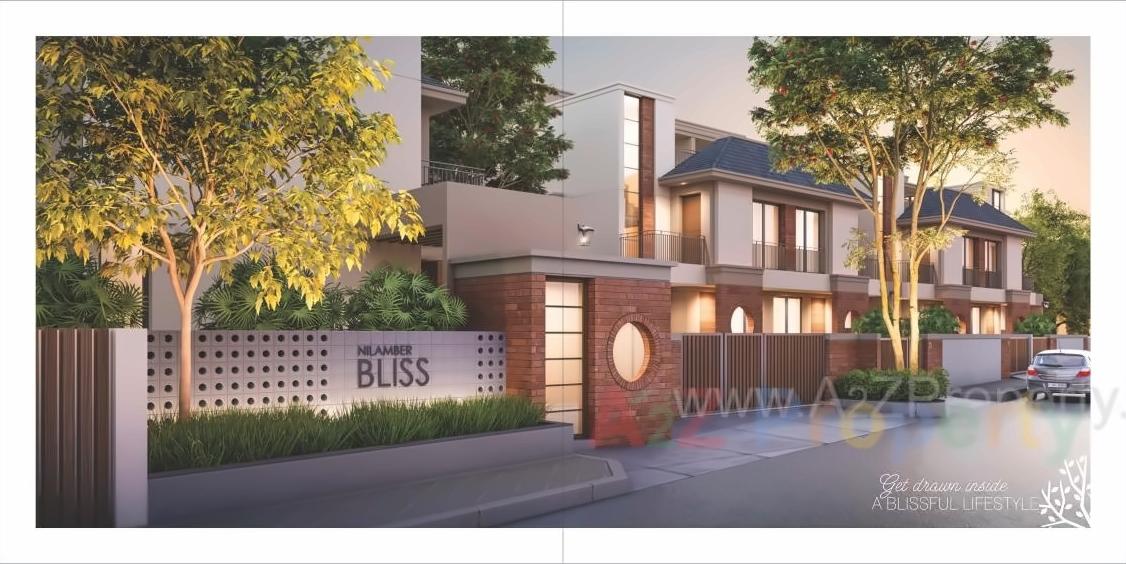3D Elevation of real estate project Nilamber Bliss located at Sevasi, Vadodara, Gujarat