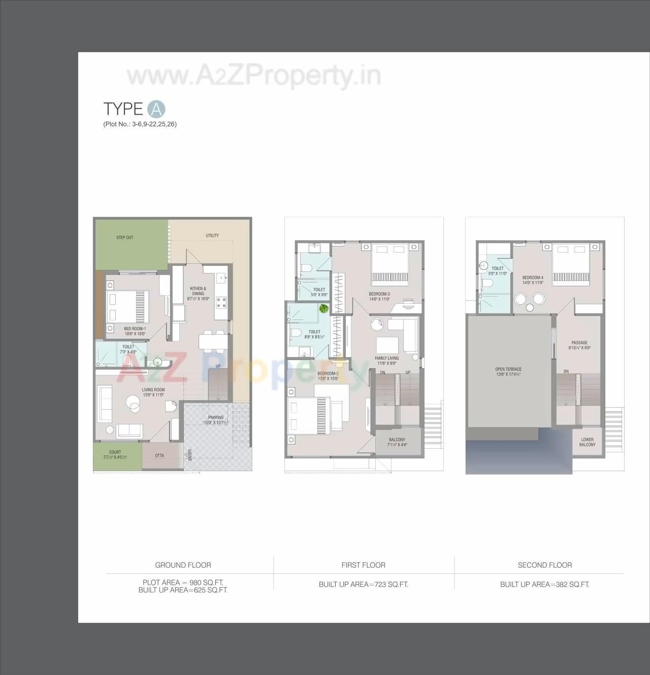Layout of real estate project Nilamber Bliss located at Sevasi, Vadodara, Gujarat