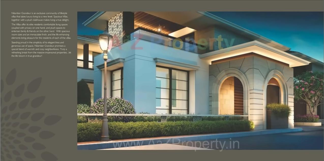 3D Elevation of real estate project Nilamber Grandeur located at Bhayli, Vadodara, Gujarat