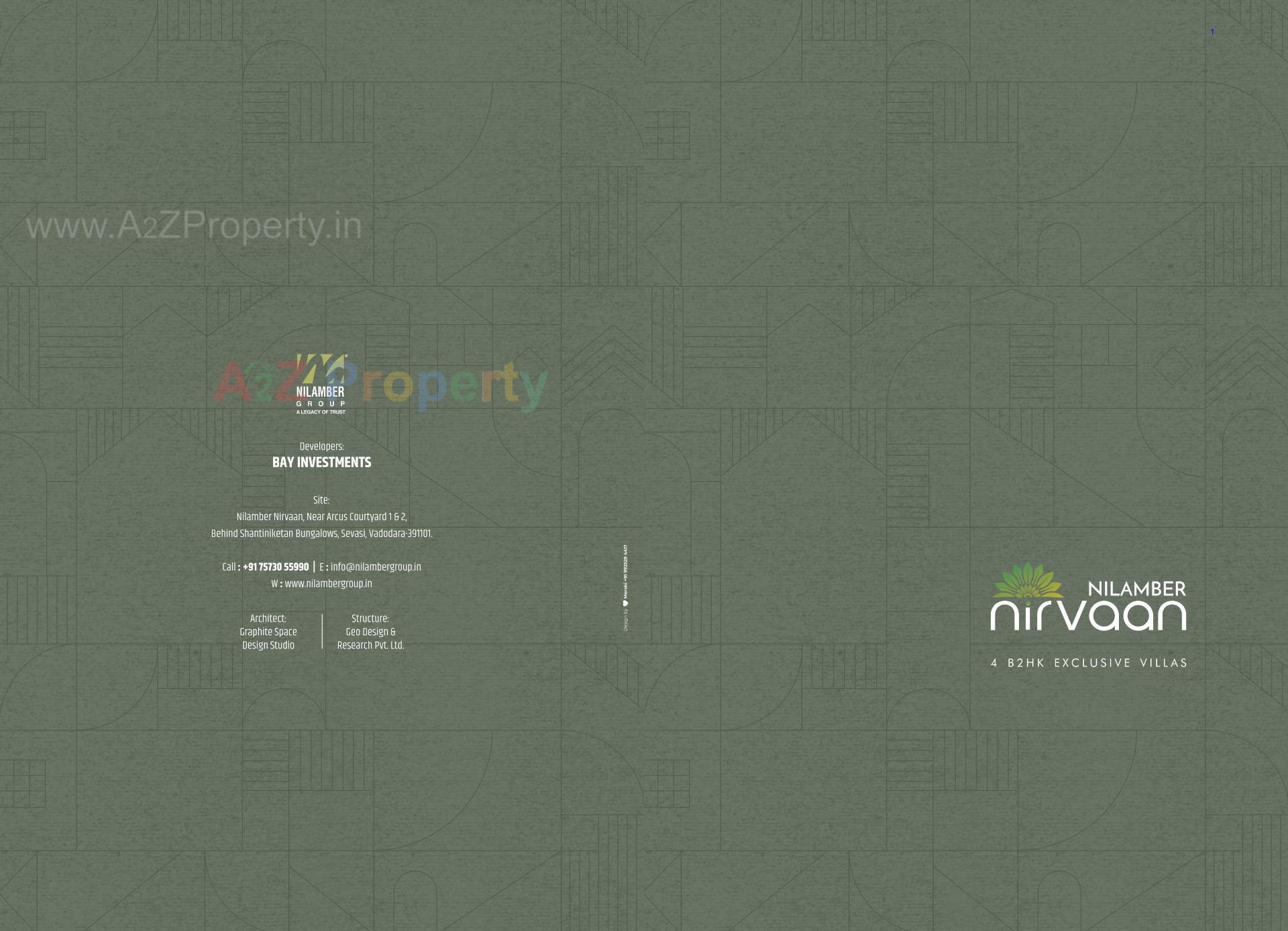  of real estate project Nilamber Nirvaan located at Sevasi, Vadodara, Gujarat