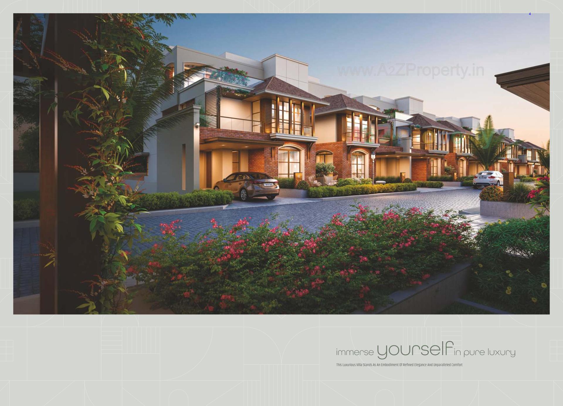 3D Elevation of real estate project Nilamber Nirvaan located at Sevasi, Vadodara, Gujarat