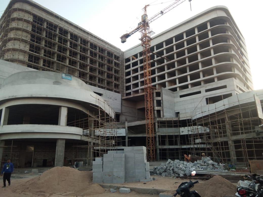 109007_const of real estate project Nilamber Triumph located at Vasna, Vadodara, Gujarat