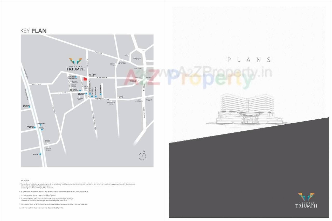  of real estate project Nilamber Triumph located at Vasna, Vadodara, Gujarat