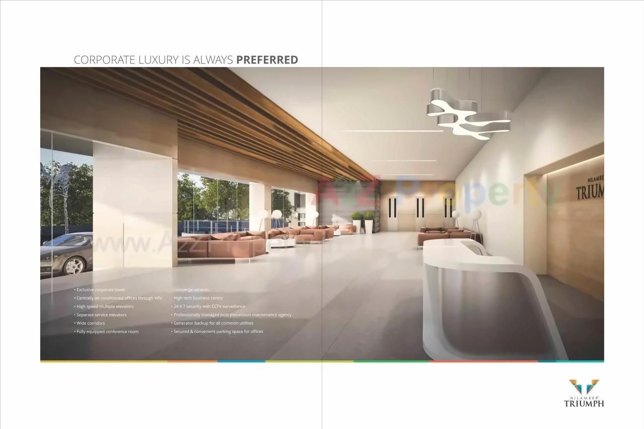 3D Elevation of real estate project Nilamber Triumph located at Vasna, Vadodara, Gujarat