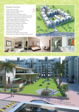 Elevation of real estate project Nilkanth Greens located at Kalali, Vadodara, Gujarat