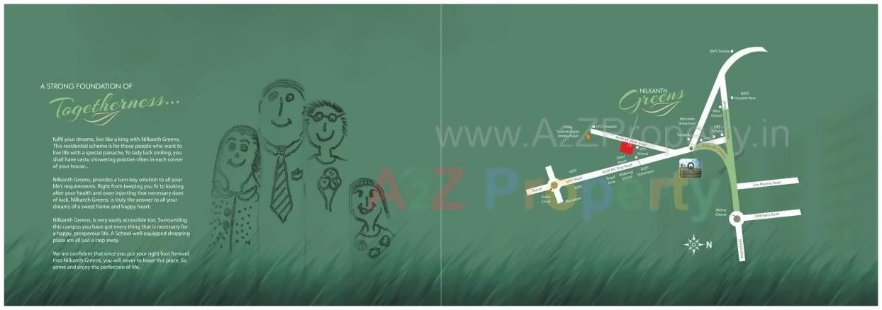  of real estate project Nilkanth Greens located at Kalali, Vadodara, Gujarat