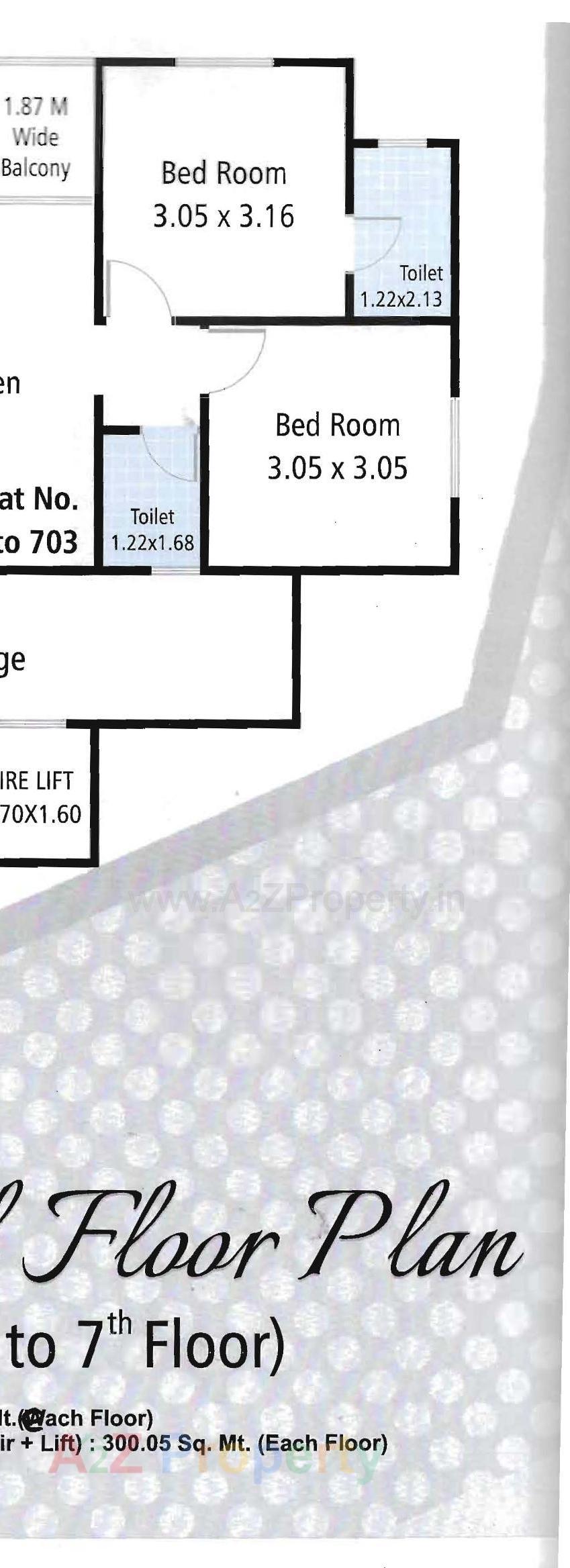 Layout of real estate project Nilkanth Height located at Amodar, Vadodara, Gujarat