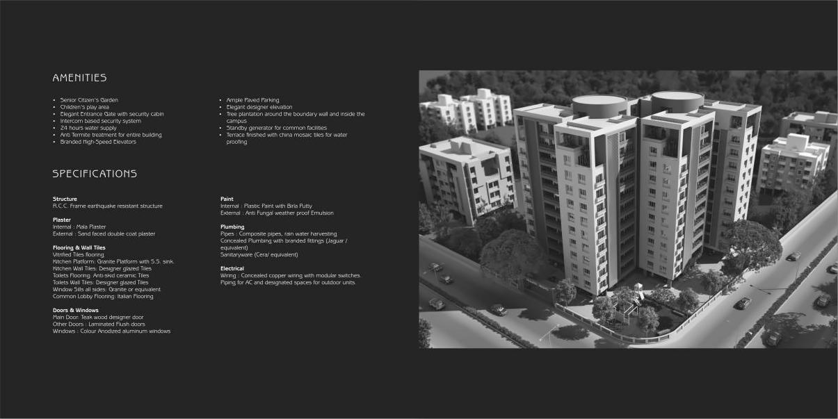 3D Elevation of real estate project Nilkanth Heights located at Sevasi, Vadodara, Gujarat