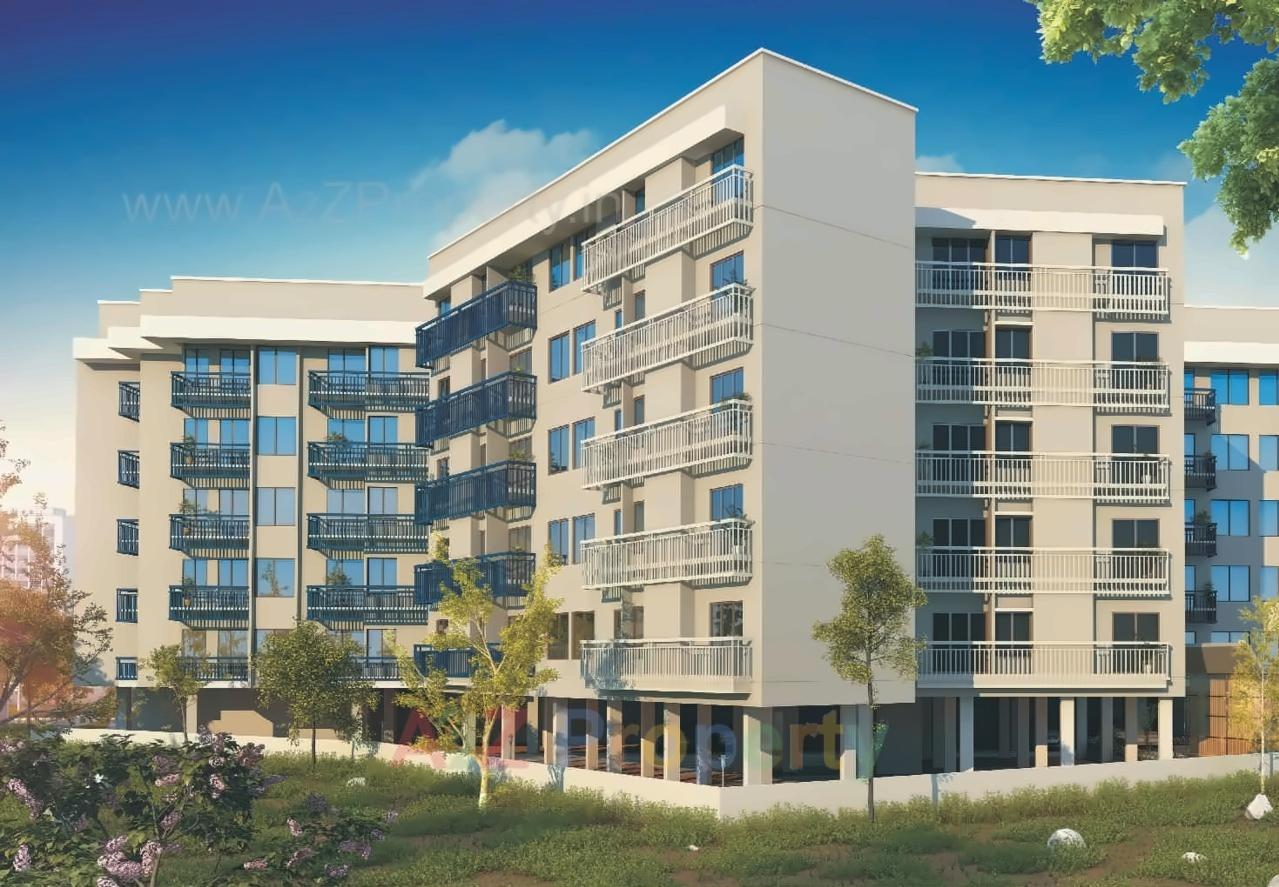 3D Elevation of real estate project Nilkanth Resi Cum Plaza located at Danteshwar, Vadodara, Gujarat