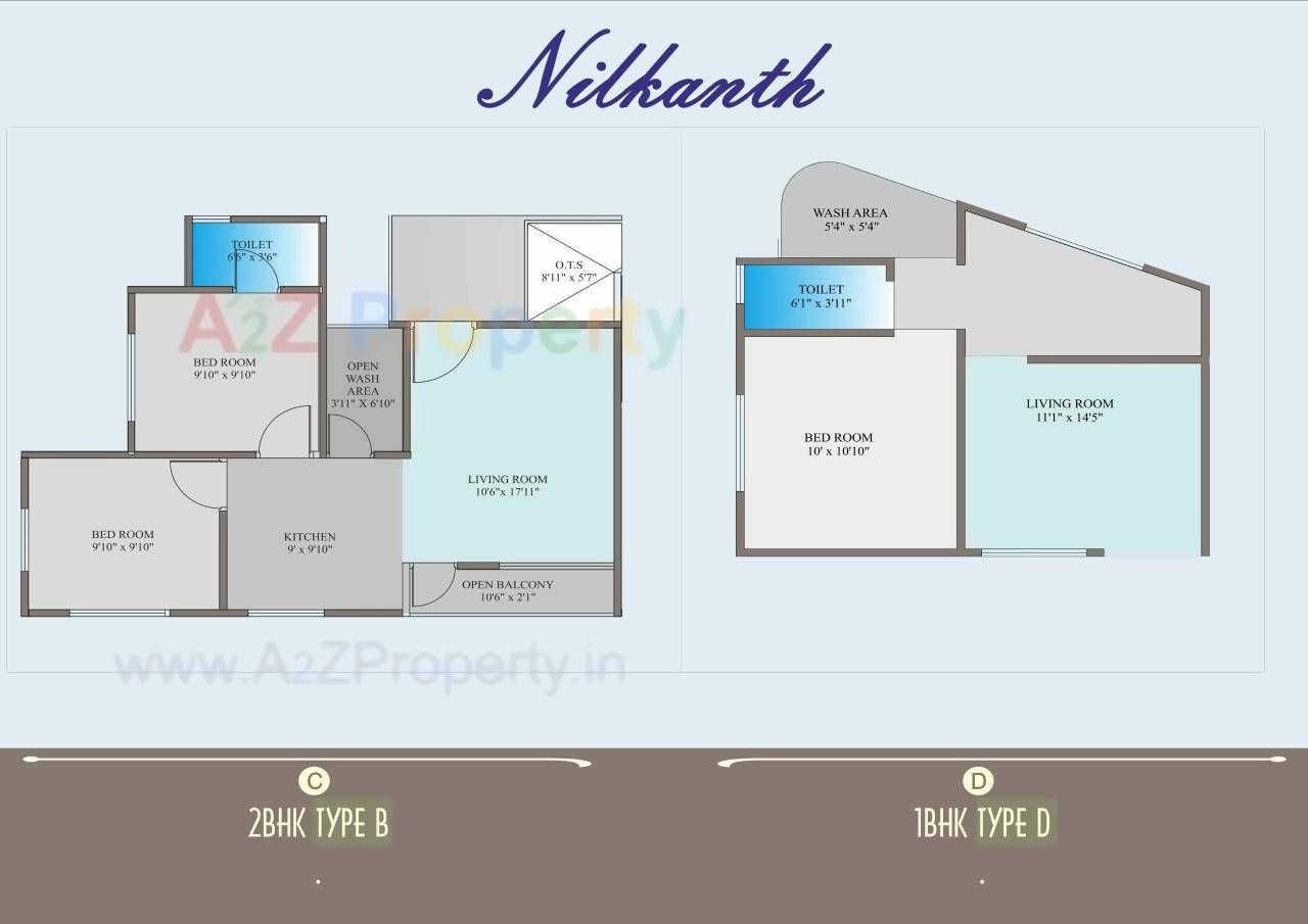 Layout of real estate project Nilkanth Residency located at Dumad, Vadodara, Gujarat