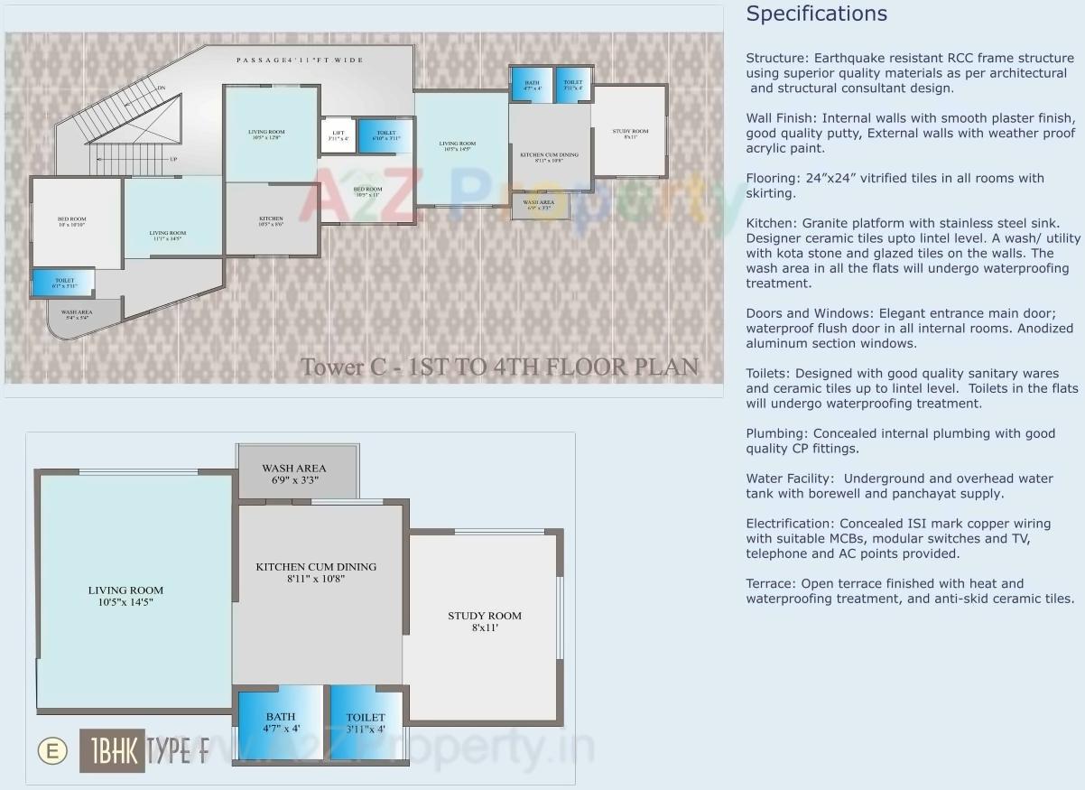 Layout of real estate project Nilkanth Residency located at Dumad, Vadodara, Gujarat