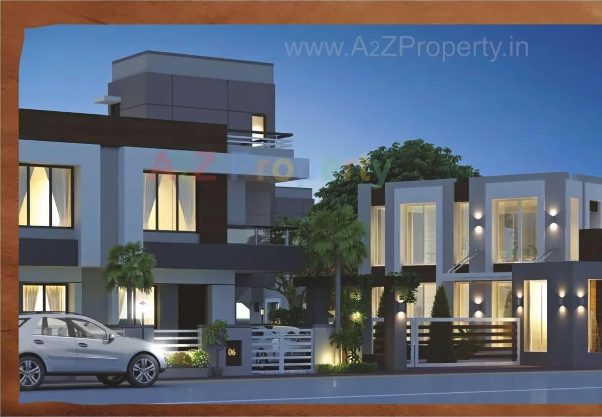 3D Elevation of real estate project Nirant Residency located at Kapurai, Vadodara, Gujarat