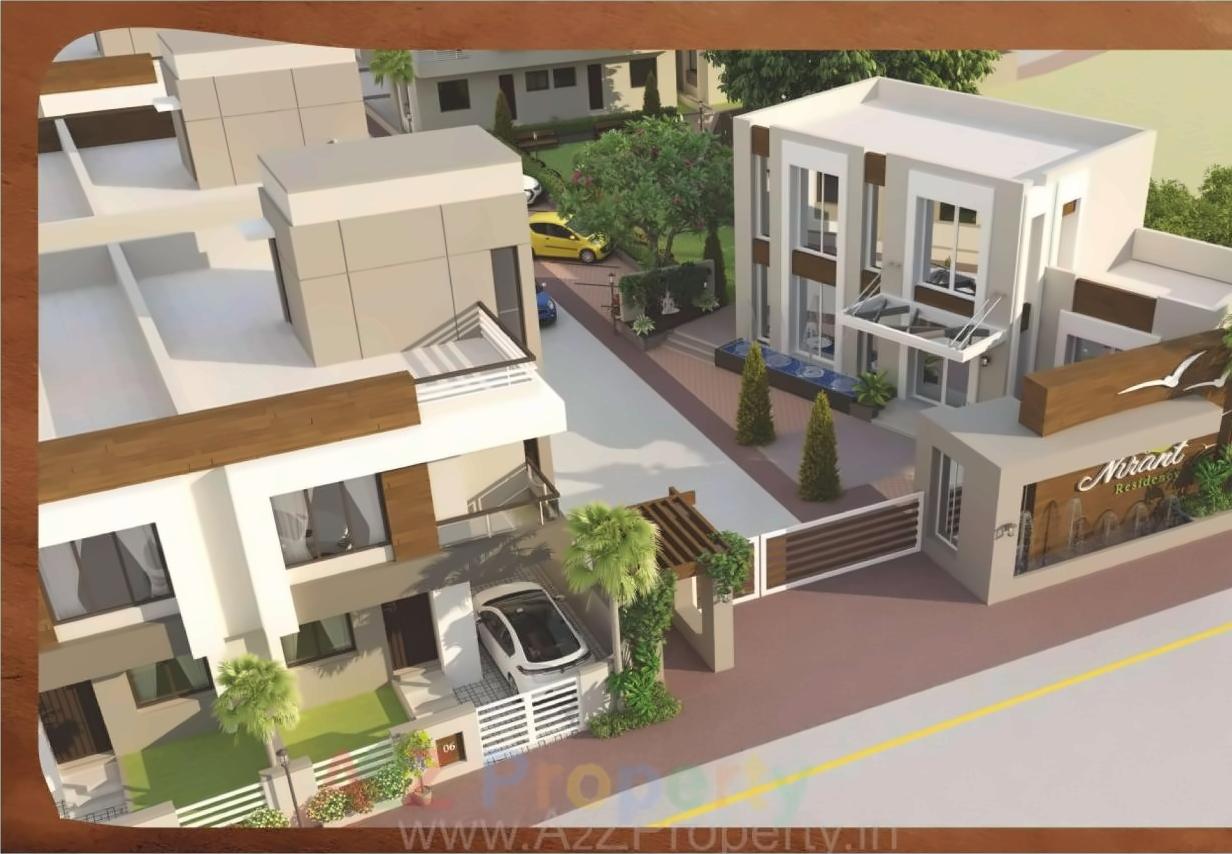 3D Elevation of real estate project Nirant Residency located at Kapurai, Vadodara, Gujarat