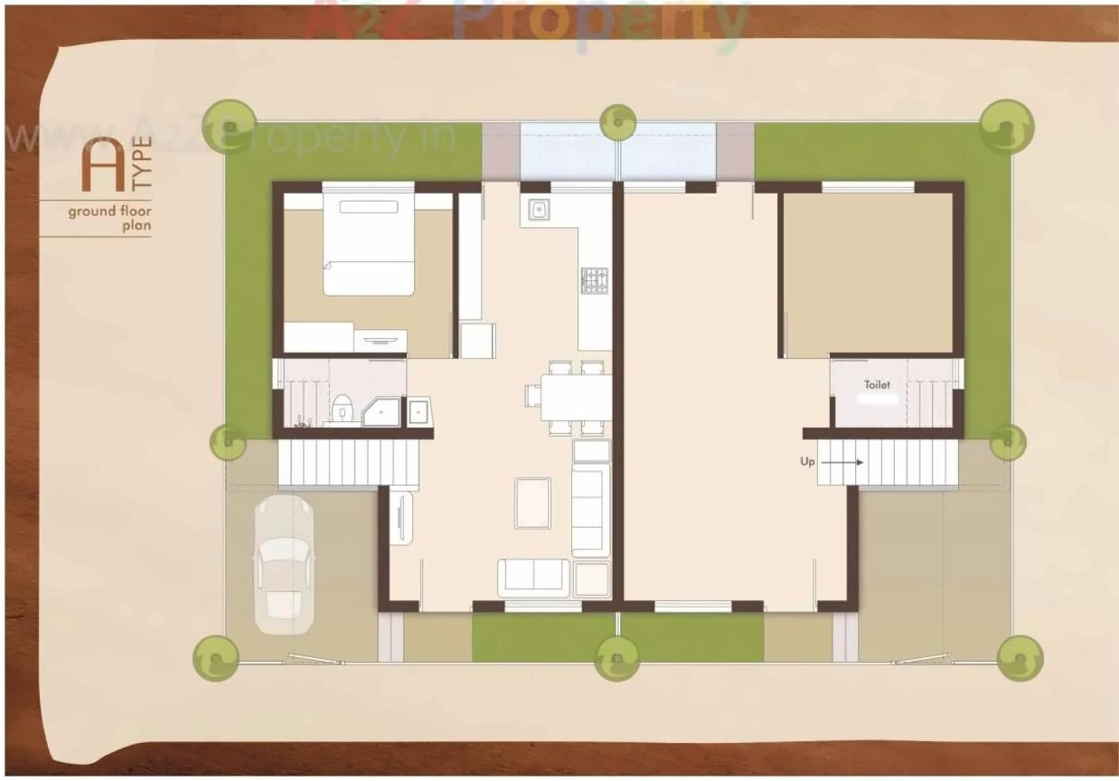 Layout of real estate project Nirant Residency located at Kapurai, Vadodara, Gujarat