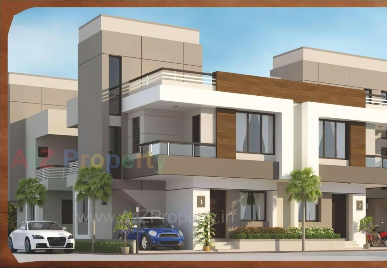 3D Elevation of real estate project Nirant Residency located at Kapurai, Vadodara, Gujarat