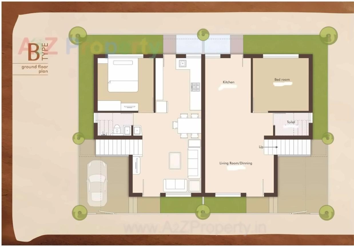Layout of real estate project Nirant Residency located at Kapurai, Vadodara, Gujarat