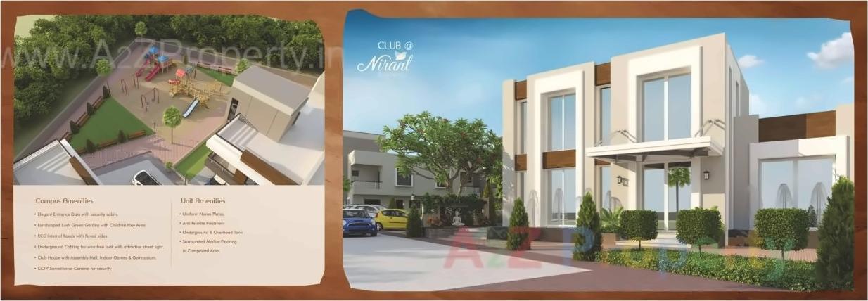 3D Elevation of real estate project Nirant Residency located at Kapurai, Vadodara, Gujarat