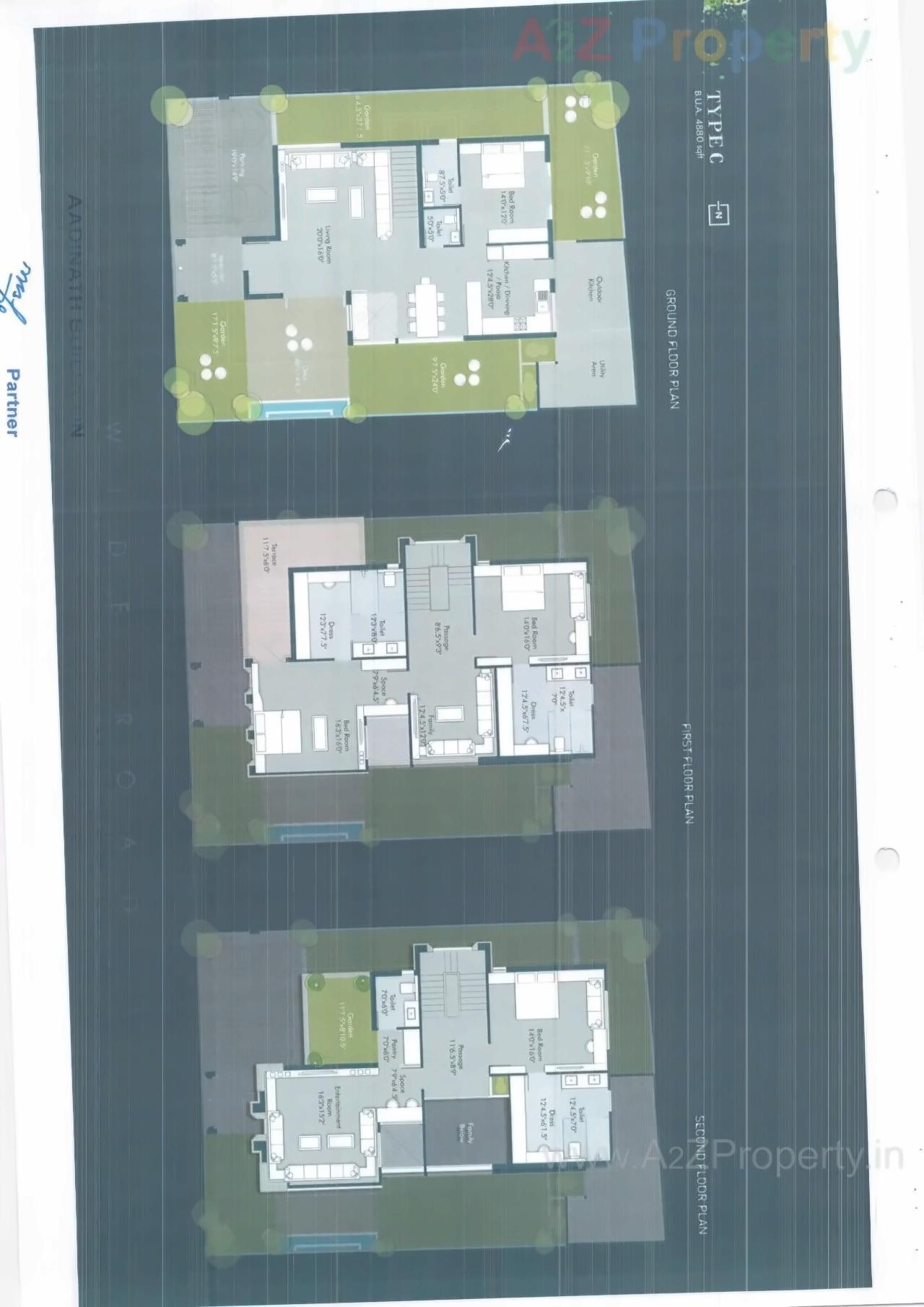 Layout of real estate project Nirvaanta located at Sevasi, Vadodara, Gujarat