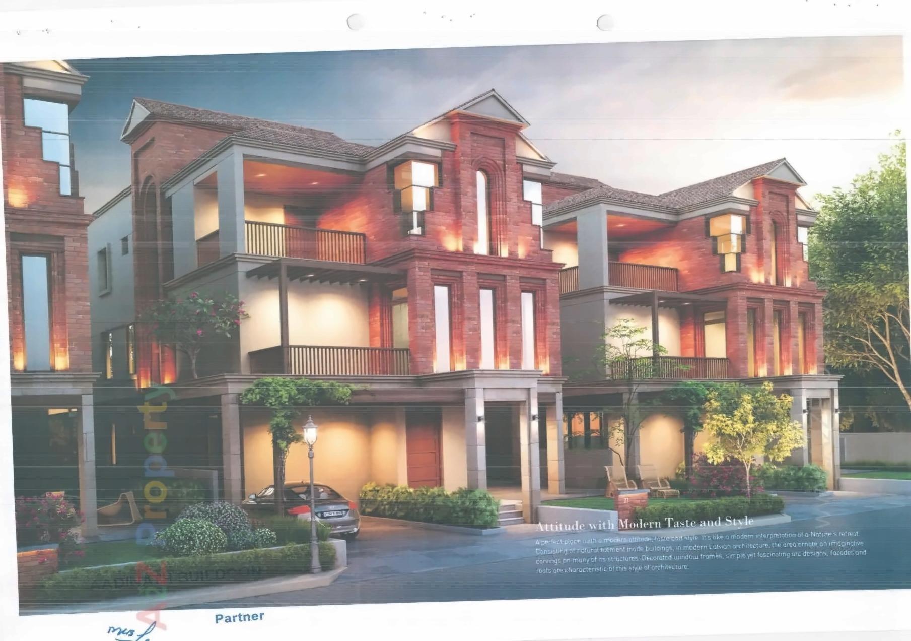 3D Elevation of real estate project Nirvaanta located at Sevasi, Vadodara, Gujarat