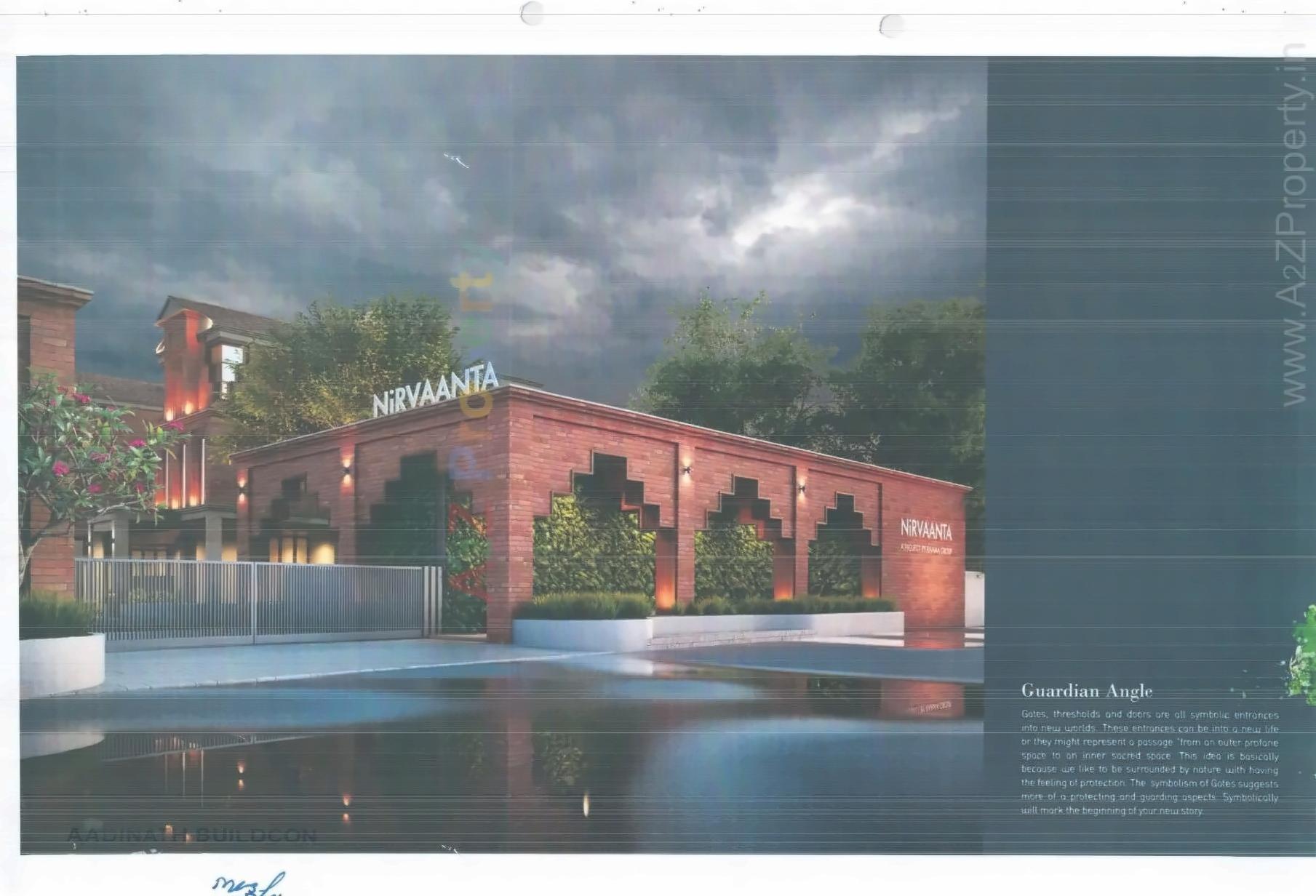 3D Elevation of real estate project Nirvaanta located at Sevasi, Vadodara, Gujarat