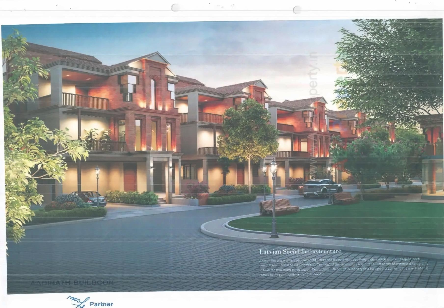 3D Elevation of real estate project Nirvaanta located at Sevasi, Vadodara, Gujarat