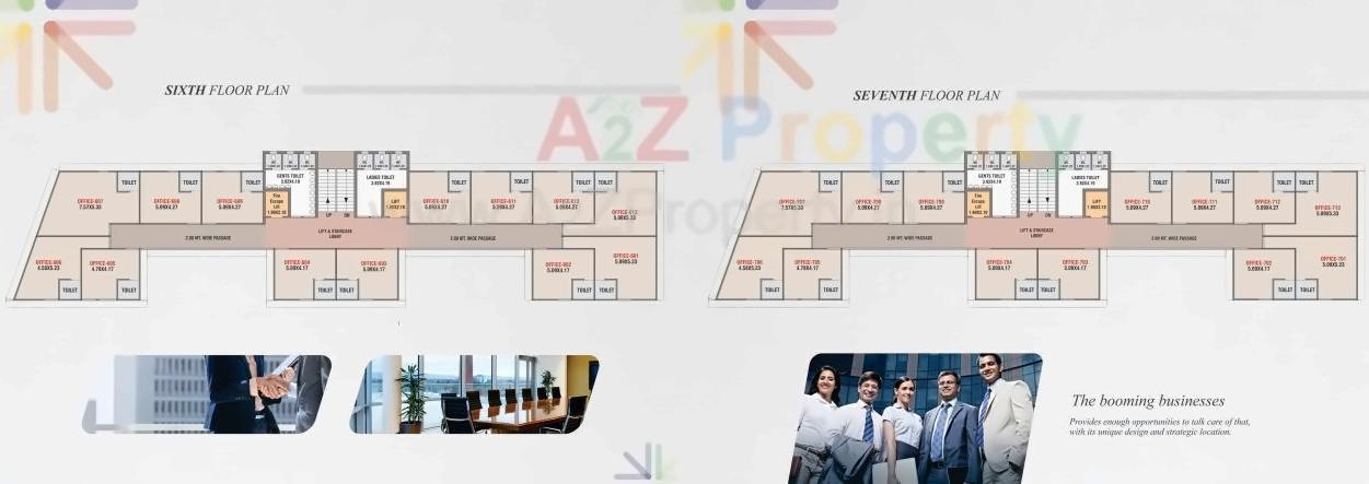 Layout of real estate project Nirvana Business Hub located at Bhayli, Vadodara, Gujarat