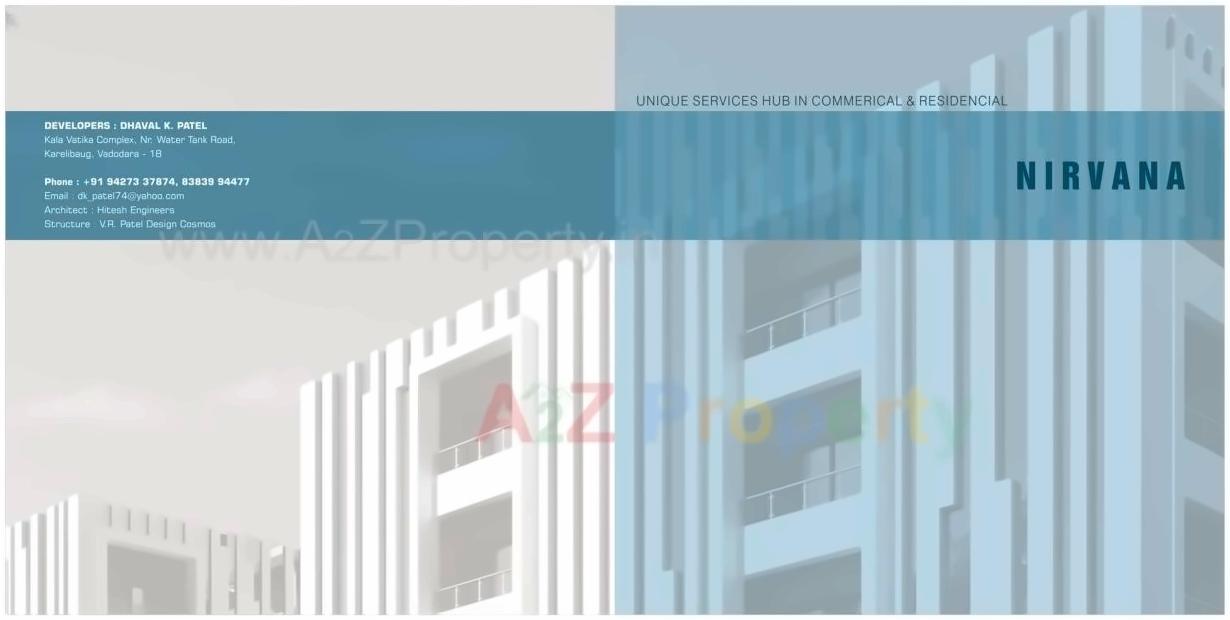  of real estate project Nirvana Residency located at Nagarwada, Vadodara, Gujarat