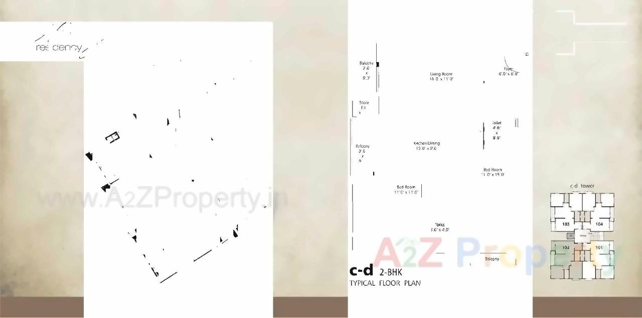  of real estate project Nisarag Residency located at Vadodara, Vadodara, Gujarat