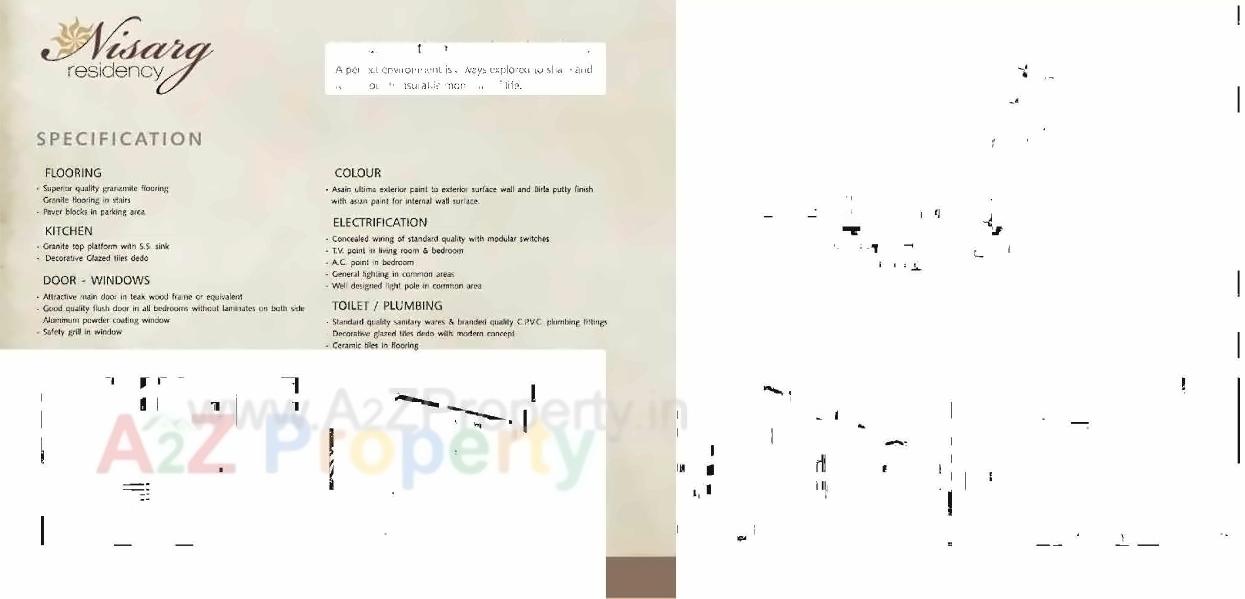  of real estate project Nisarag Residency located at Vadodara, Vadodara, Gujarat