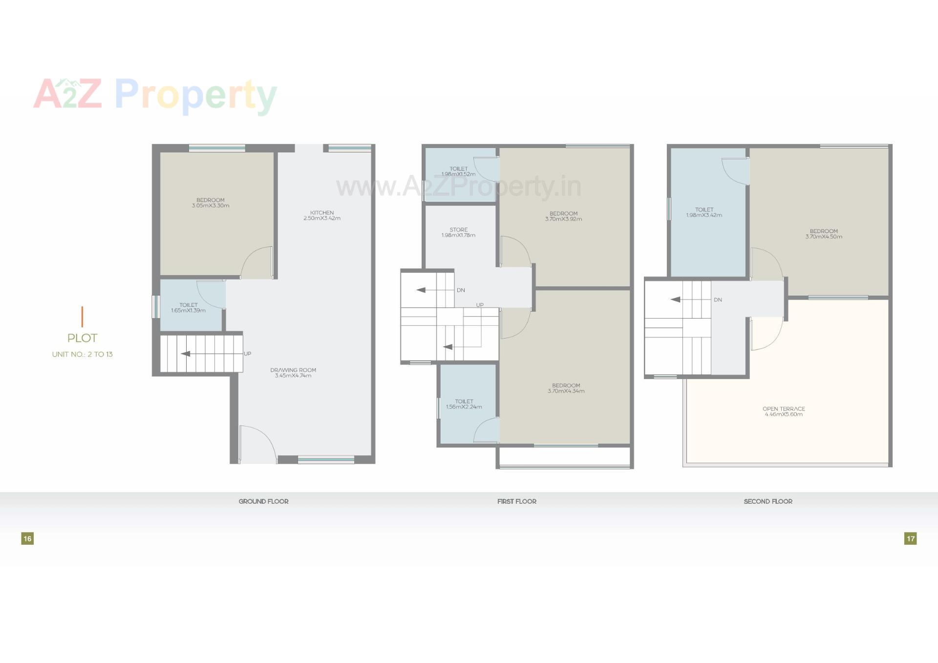 Layout of real estate project Nisarg located at Bil, Vadodara, Gujarat