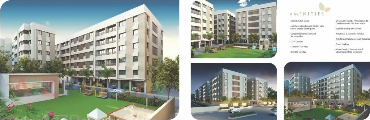 3D Elevation of real estate project Nisarg Palladium located at Vadodara, Vadodara, Gujarat