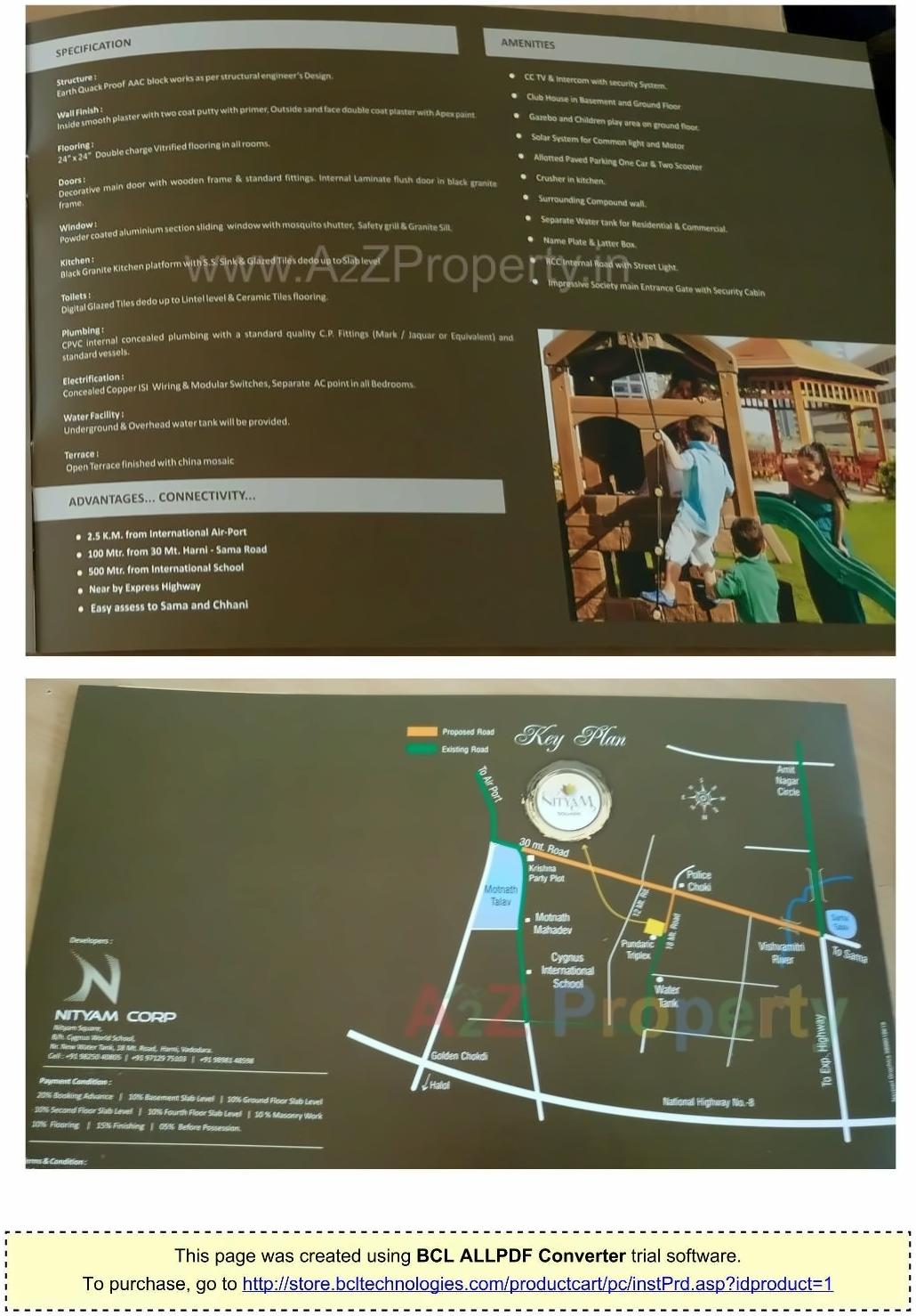  of real estate project Nityam Square located at Harni, Vadodara, Gujarat