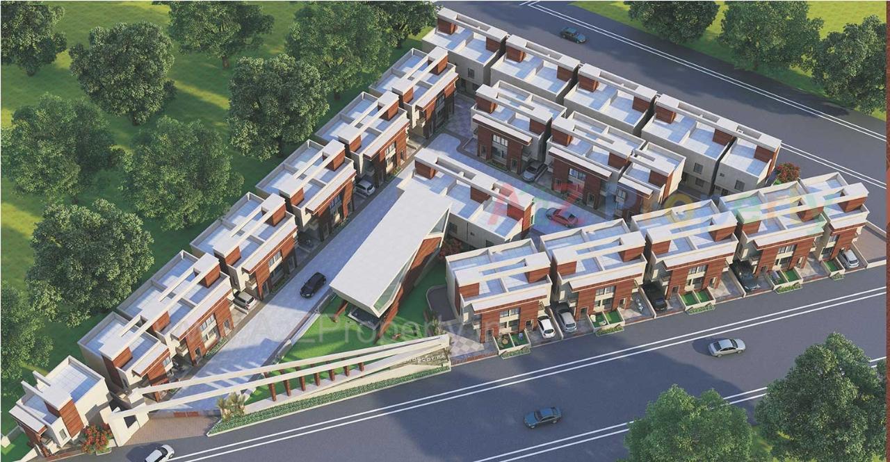 3D Elevation of real estate project Noble Exotica located at Bill, Vadodara, Gujarat