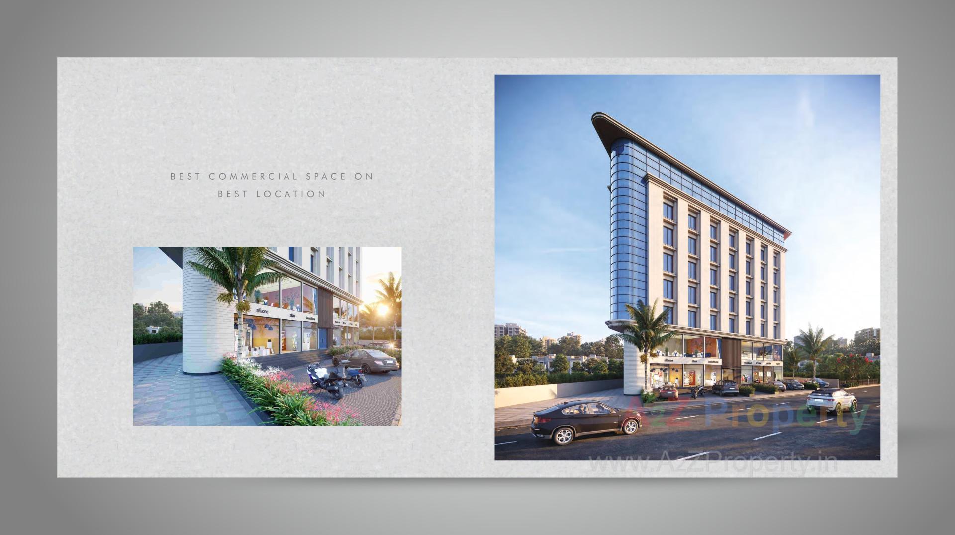 3D Elevation of real estate project North Edge located at Chhani, Vadodara, Gujarat