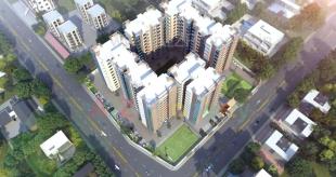 Elevation of real estate project Northway Millenium located at Bhayli, Vadodara, Gujarat