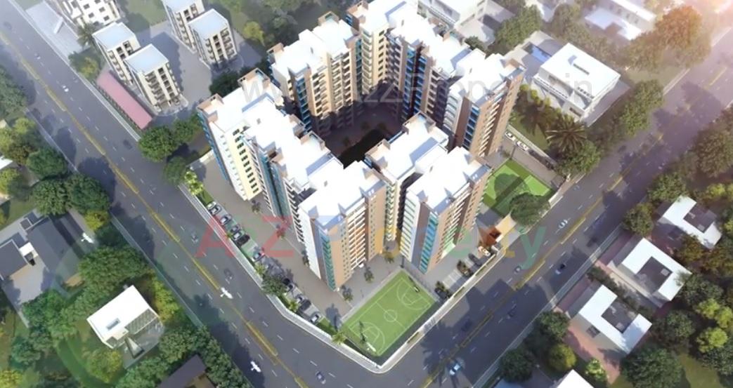 3D Elevation of real estate project Northway Millenium located at Bhayli, Vadodara, Gujarat