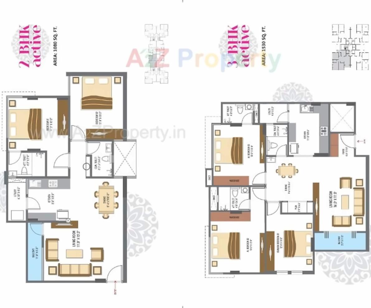 Layout of real estate project Northway Millenium located at Bhayli, Vadodara, Gujarat