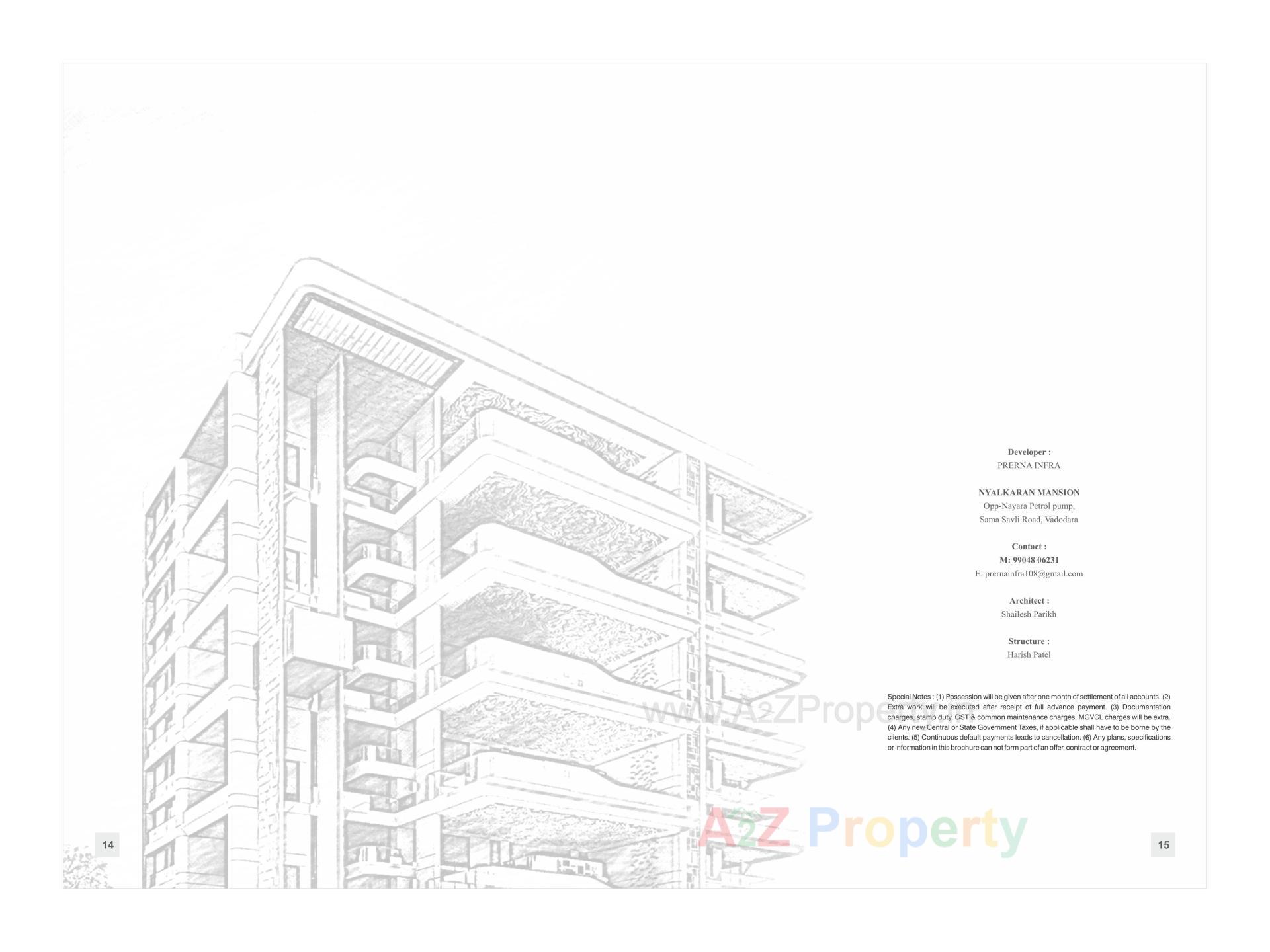  of real estate project Nyalkaran Mansion located at Sama, Vadodara, Gujarat