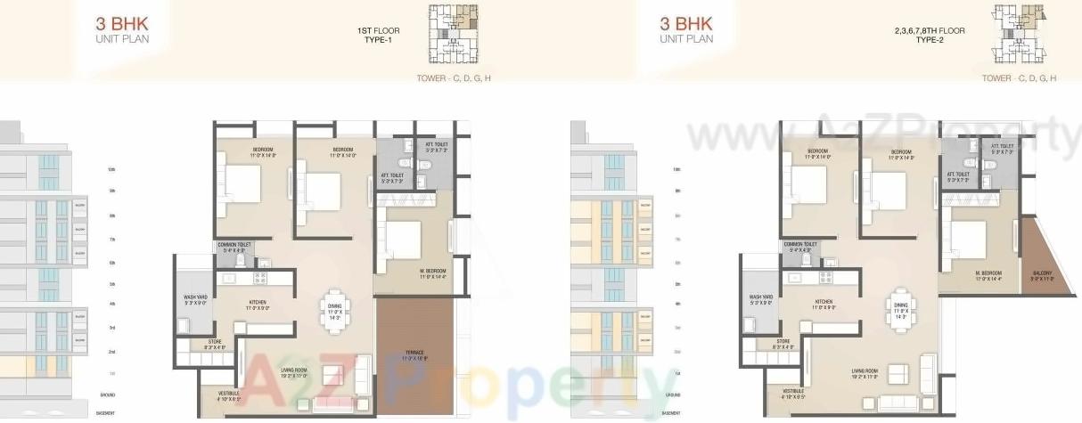 Layout of real estate project Nysa Skydale located at Chhani, Vadodara, Gujarat