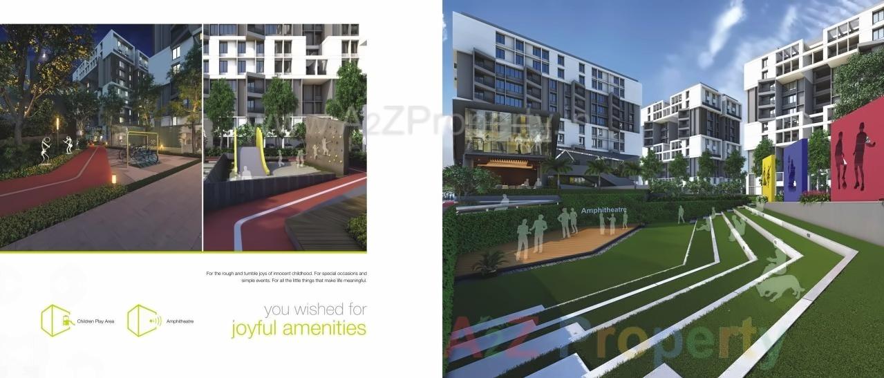 3D Elevation of real estate project Nysa Skydale located at Chhani, Vadodara, Gujarat