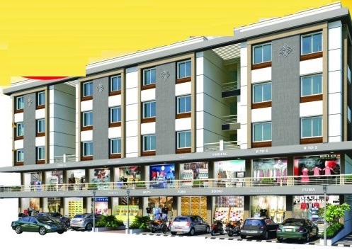 3D Elevation of real estate project Oasis Avenue located at Tandalaja, Vadodara, Gujarat