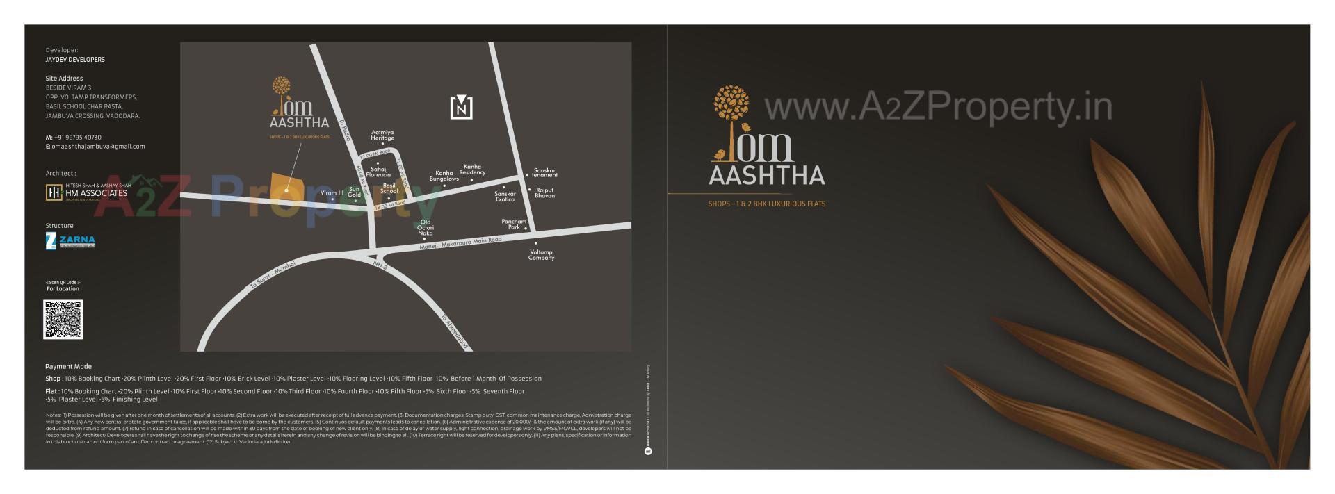  of real estate project Om Aashtha located at Jambuva, Vadodara, Gujarat