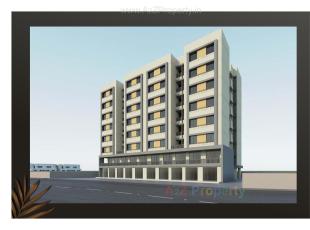 Elevation of real estate project Om Aashtha located at Jambuva, Vadodara, Gujarat