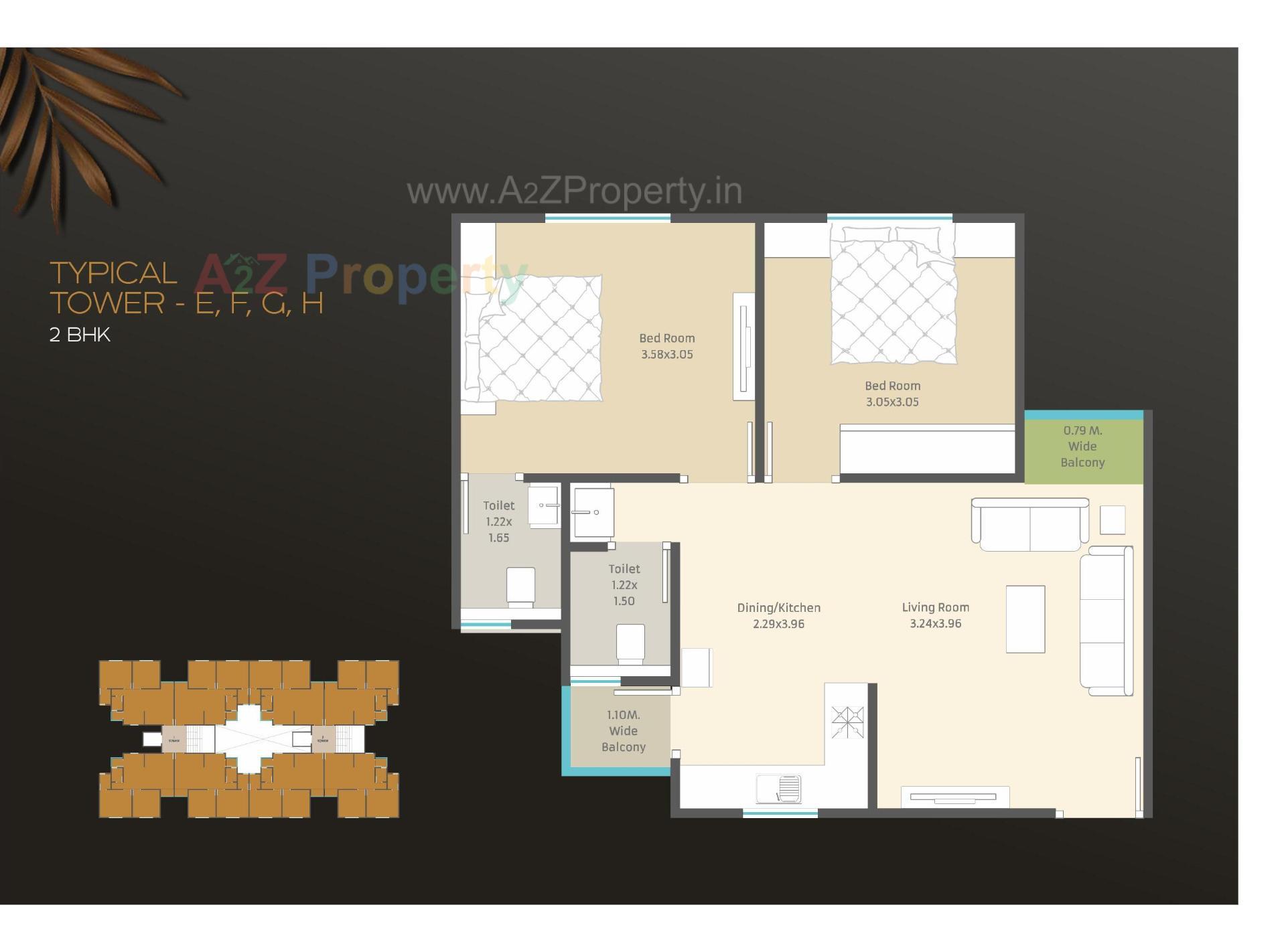 Layout of real estate project Om Aashtha located at Jambuva, Vadodara, Gujarat