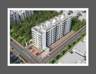 Elevation of real estate project Om Residency Ii located at Gorva, Vadodara, Gujarat